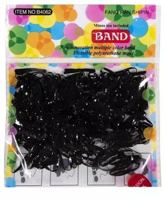 @Caucho gomelo grueso negro bolsa x12 (MR-0362)