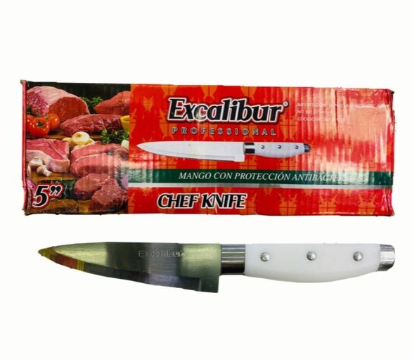 @Cuchillo excalibur remache blanco #5 CAJA X12 (UND $3.000)