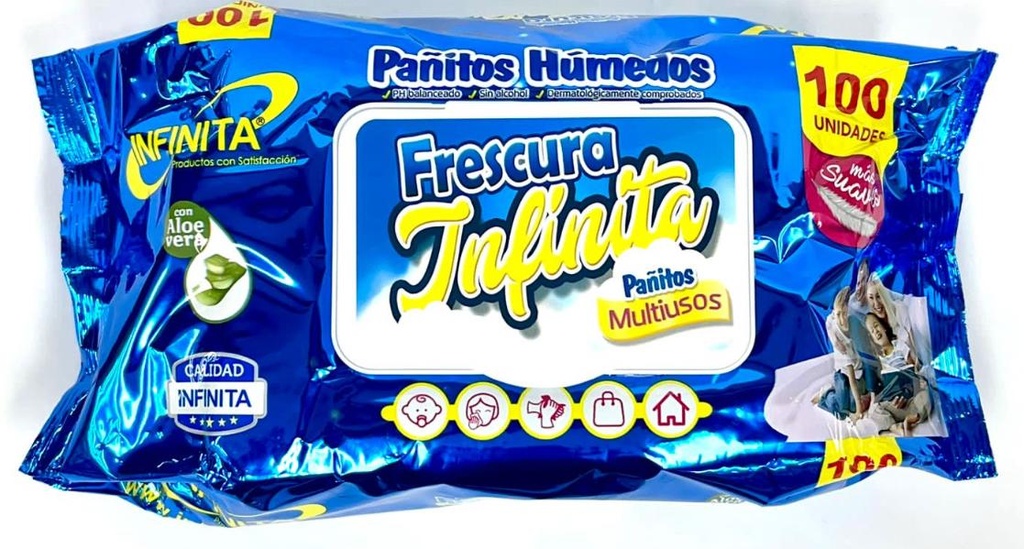 Pañitos humedos infinita x100