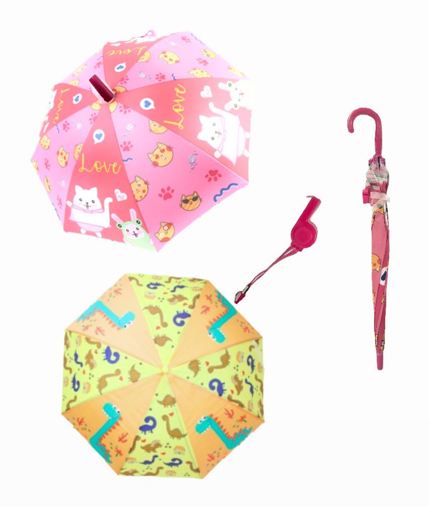 Sombrilla infantil plastica estampada surtida
