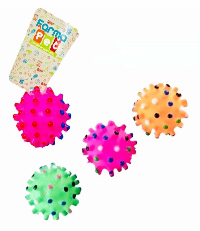 Juguete chillon mascota pelota chuzo