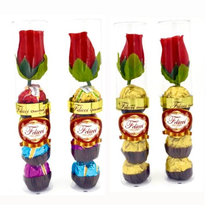 Chocolate feliccie rosa x4