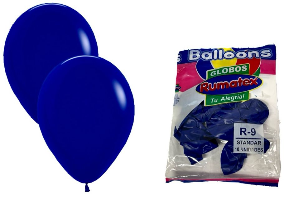 Bomba fashion ballons r9x10 azul oscuro