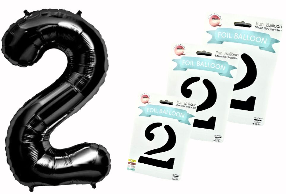 @Numero inflable negro #2