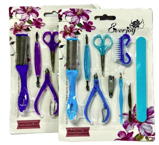 Manicure fino carton x9 piezas 