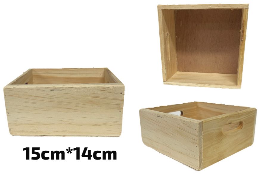 Canasta madera #0 calada