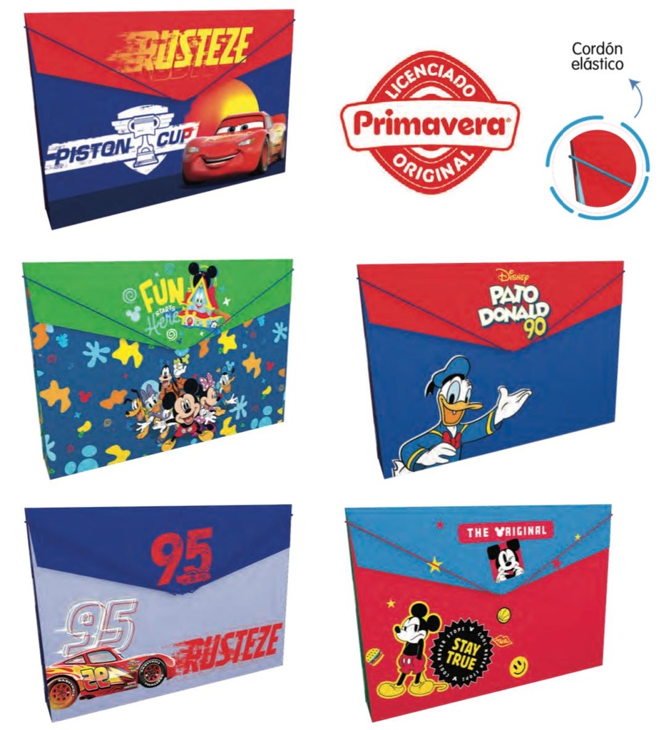 Carpeta primavera plastica fuelle niño
