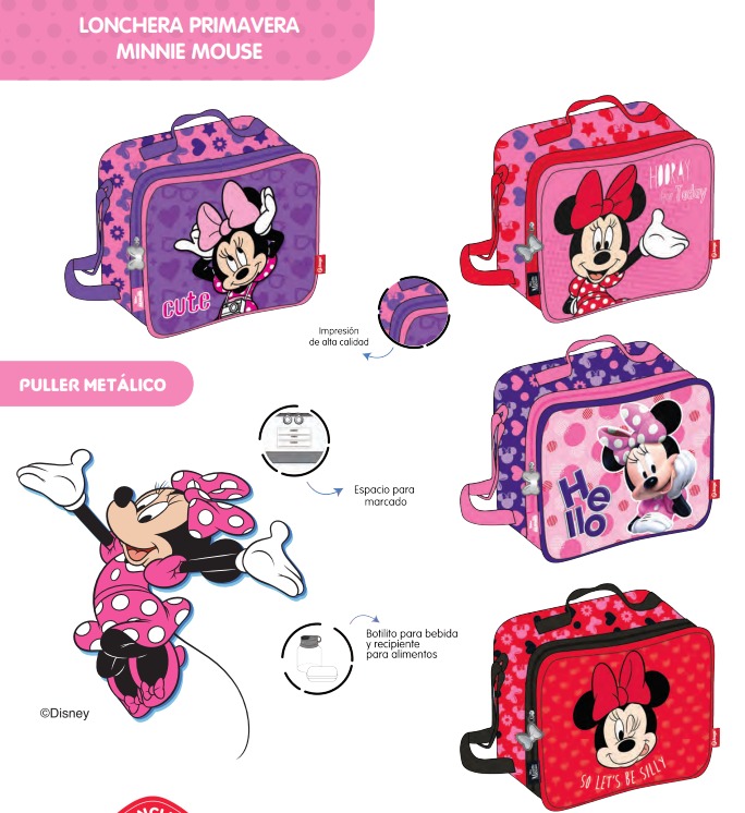 Lonchera prim. minnie horizontal