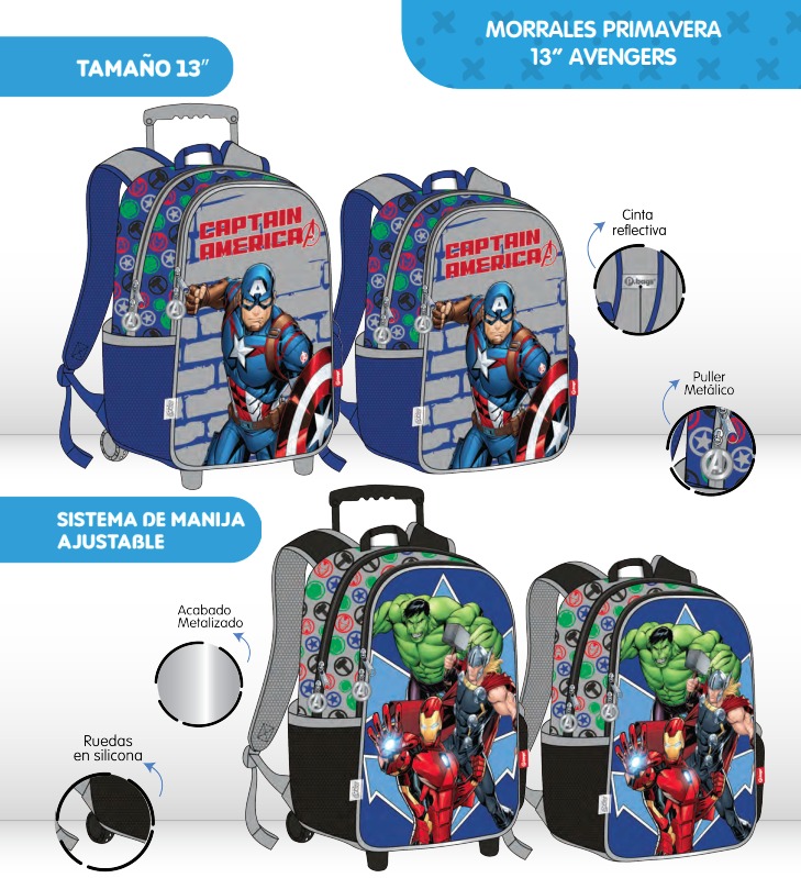 Morral prim. personaje pequeño avengers