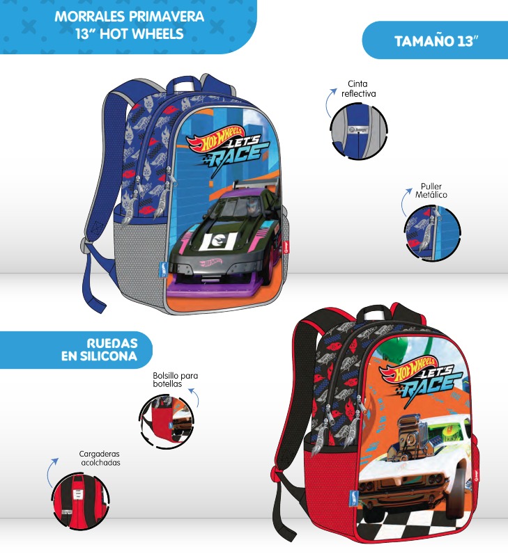 Morral prim. personaje pequeño hot wheels