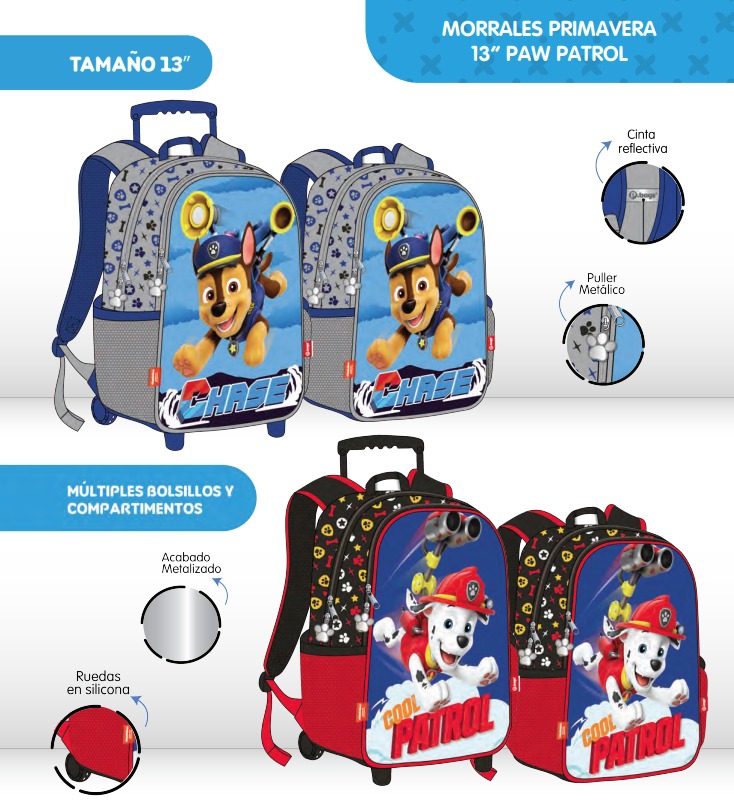 Morral prim. personaje pequeño paw patrol