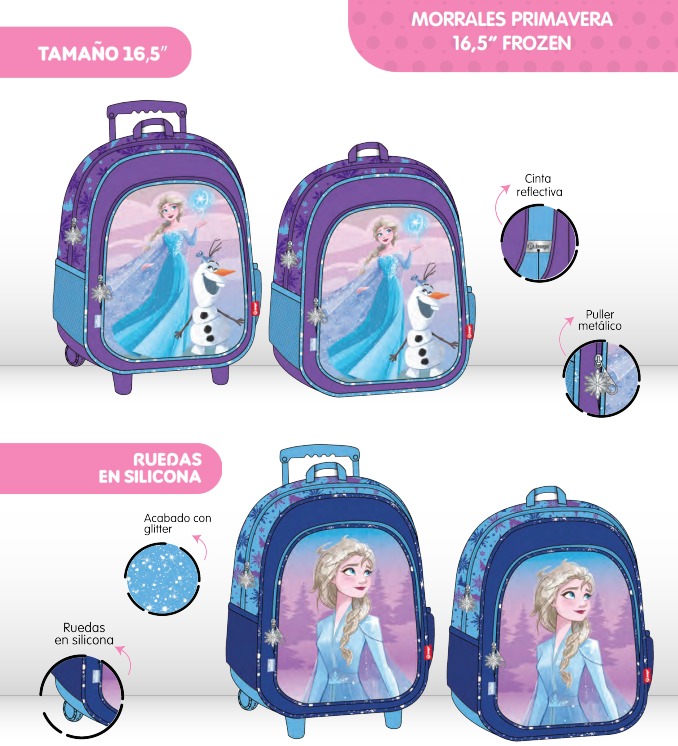 Morral prim. personajes grande frozen