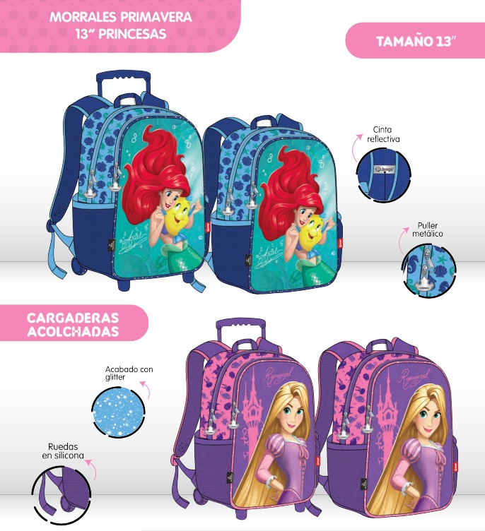 Morral prim. rueda pequeño princesa