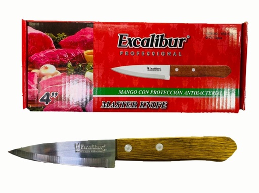 [YES-1075-4] @Cuchillo excalibur madera #4 mediano CAJA X12 (UND 2.000)