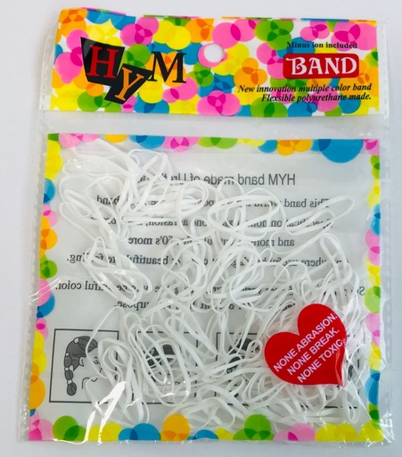 [MP40] @Caucho gomelo grueso blanco bolsa x12 