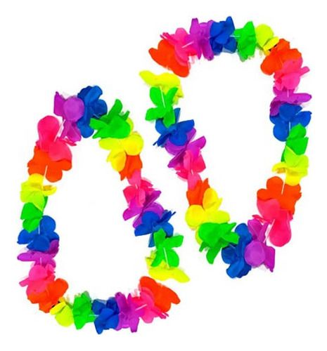 [YN-571] @Collar hawaiano 1 hoja pqt x12 