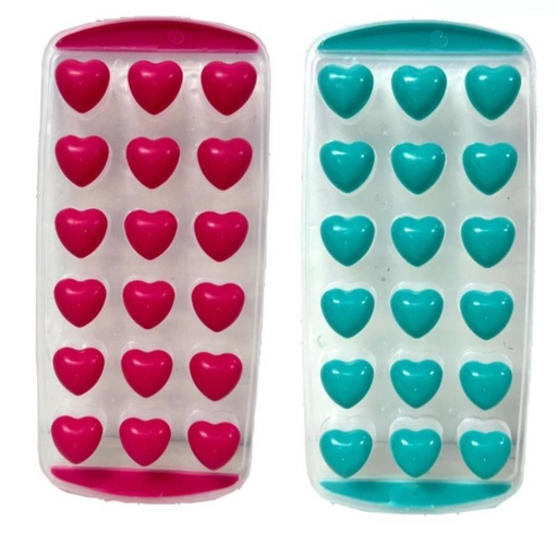 [2219-2] Cubeta hielo fina corazon