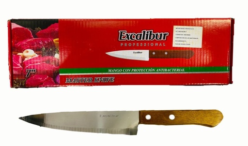[YES-1078-7] @Cuchillo excalibur madera #7 CAJA X12 (UND $3.100)