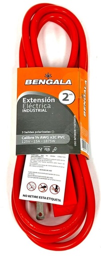 [BG4008] @Extension naranja bengala 2 MTS