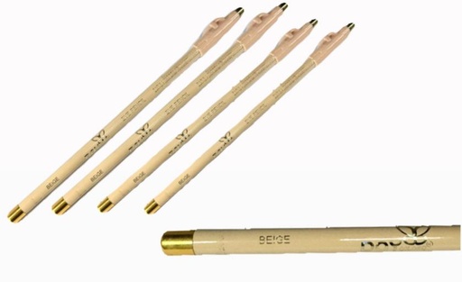 [DC0248BK] @Lapiz ojos sencillo beis claro x12 (UND 850)