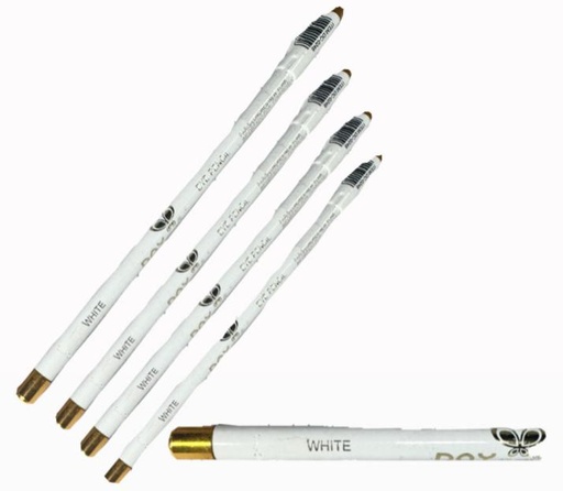 [DC0248BK] @Lapiz ojos sencillo blanco x12 unidades (UND 850)