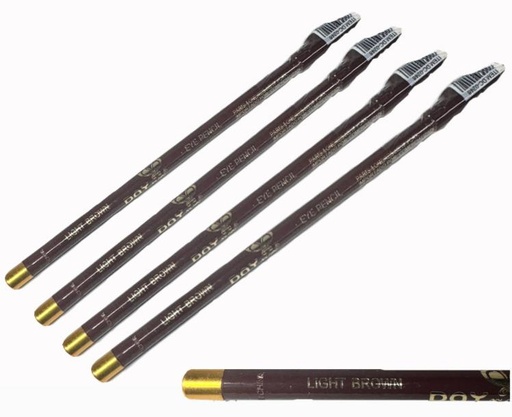 [DC0248BK] @Lapiz ojos sencillo cafe claro x12 unidades (UND 850)