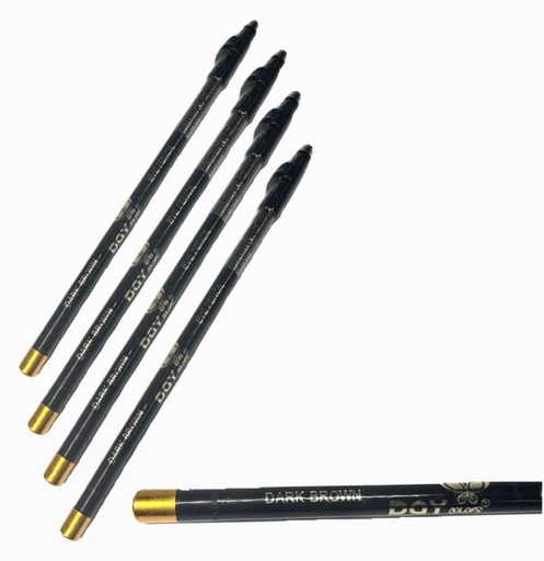 [DC0248BK] @Lapiz ojos sencillo cafe oscuro x12 unidades (UND 850)