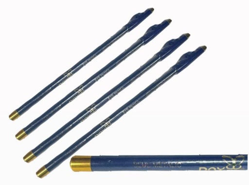 [DC0248BK] @Lapiz ojos sencillo azul metalico x12 unidades (UND 850)