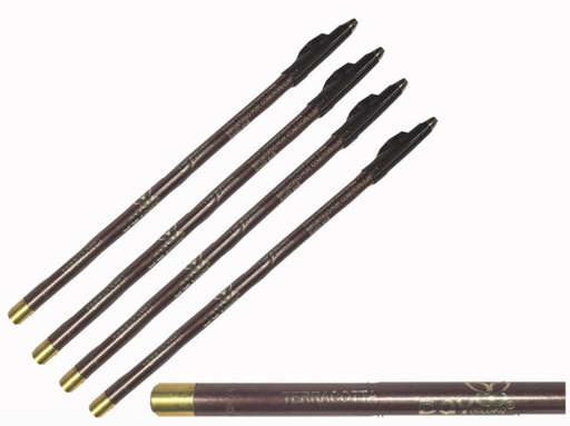 [DC0248BK] @Lapiz ojos sencillo terracota x12 (UND 850)