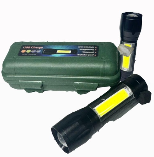 [BF511] Linterna recargable metalica
