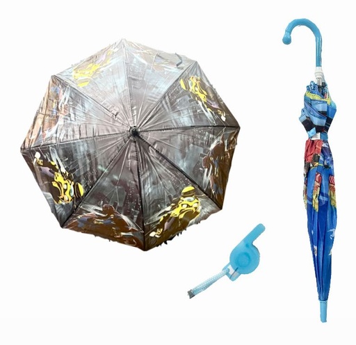 [DK-1272] @Sombrilla infantil tela estampada niño (PT24075)