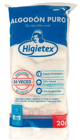 [GDDL-0020] Algodon higietex x20g