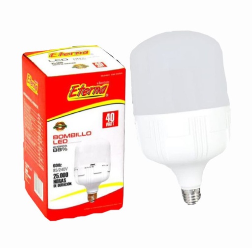 [ET40WLD] Bombillo eterna 40 watts cuadrado