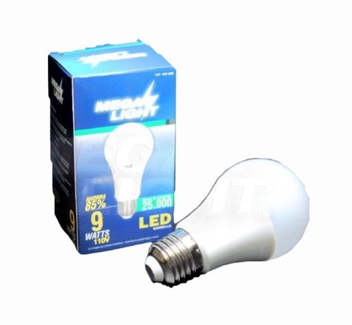 [ML9WL] Bombillo megalight 9w redondo (OFERTA)