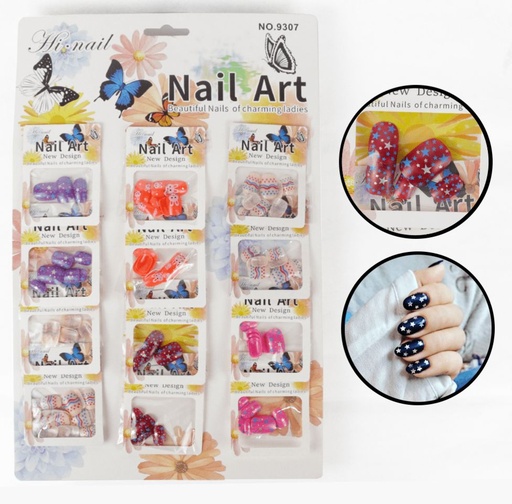 [KP-601] Carton uñas decorada x12