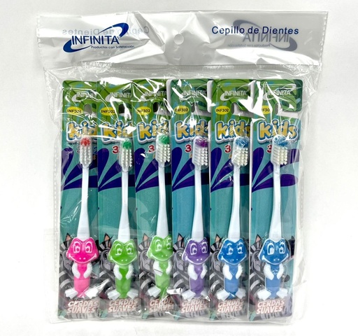 [INF302] Cepillo dental infinita infantil x12 unidades