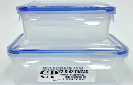 [H126] (H2204)Coca hermetica x 2 rectangular beed
