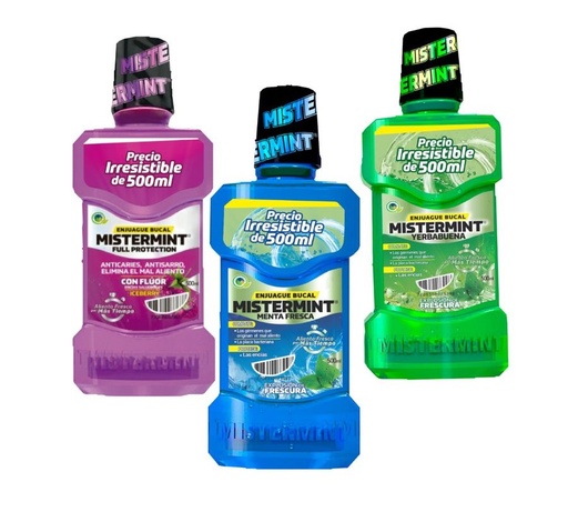 [M07] Enjuague bucal mistermint grande