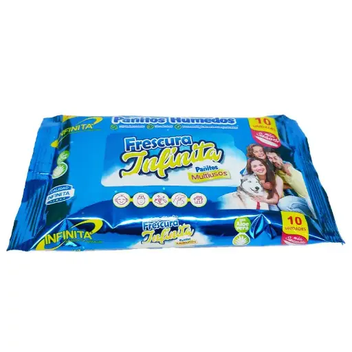 [INFPH10] Pañitos humedos infinita x10 PQT X12 (UND $1.000)
