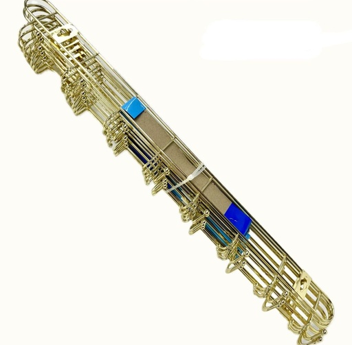 [SE3009] Perchero metal dorado x8 paquete x10 (PT25194)