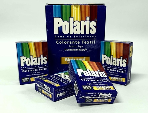 [242210] Tinte ropa polaris negro caja x12