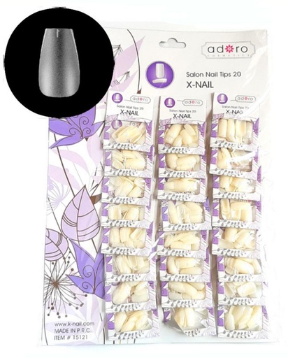[15121] Uñas adoro X-NAIL x24 Carton (15109) (DN447)
