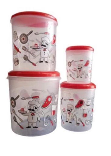[200759] Tarro mercado x4 estampado chef extra grande proyecciones