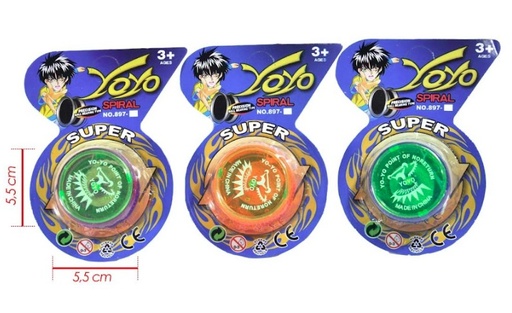 [SE1639] Yoyo carton luz 