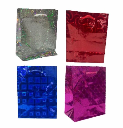 [DK-713] @Bolsa regalo tornasol mini 12x15 PQT X12