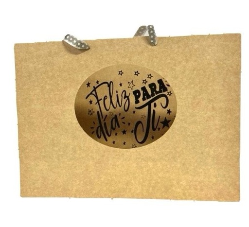 [UN0409] Bolsa regalo cariñito grande horizontal ventana mensaje