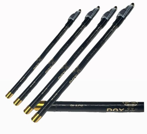 [DC0248BK] @Lapiz ojos sencillo negro x12 (UND 850) 