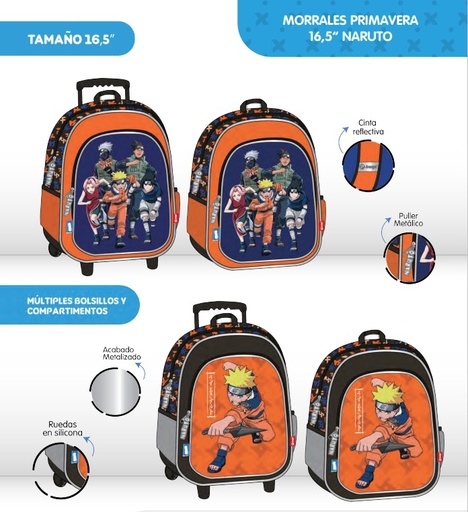 [620-119-2266] Morral prim. personajes grande naruto 