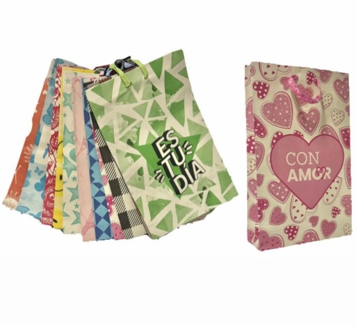 [104030] @Bolsa regalo pastel estampada mdn pqt x12