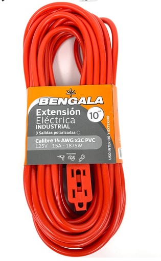 [BG4012] @Extension naranja bengala x10 metros 